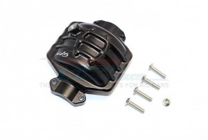 GPM YTL013C ALUMINIUM REAR AXLE COVER 1/8 RC AXIAL YETI XL MONSTER - Black - YTL013C-BK