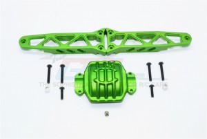 GPM YTL013N ALUMINUM REAR AXLE HOUSING MOUNT 1/8 RC  AXIAL YETI XL MONSTER - YTL013N-G