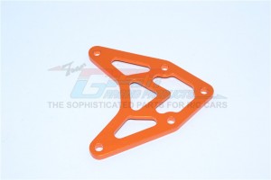 GPM YTL015 ALUMINIUM FRONT UPPER PLATE 1/8 RC AXIAL YETI XL MONSTER - Orange - YTL015-OR