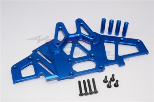 GPM YTL015L ALUMINIUM FRONT CLIP & SKID PLATE 1/8 RC AXIAL YETI XL MONSTER - Blue - YTL015L-B