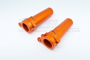 GPM YTL022N ALUMINIUM STRAIGHT AXLE ADAPTER 1/8 RC AXIAL YETI XL MONSTER - Orange - YTL022N-OR