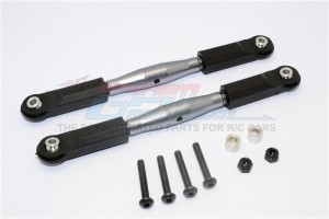 GPM YTL054P ALUMINIUM FRONT UPPER TIE ROD WITH  PLASTIC ENDS 1/8 RC AXIAL YETI XL MONSTER - YTL054P-GS-BEBK