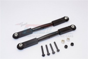 SPRING STEEL FRONT UPPER TIE ROD WITH  PLASTIC ENDS AXIAL YETI XL MONSTER - Original - YTL054SP-OC-BEBK