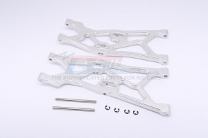 GPM YTL055 ALUMINIUM FRONT LOWER SUSPENSION ARM 1/8 RC AXIAL YETI XL MONSTER - Silver - YTL055-S