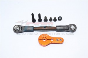 ALUMINIUM FRONT/REAR ADJUSTABLE DAMPER  (150MM) WITH 6MM STEEL SHAFTAXIAL YETI XL MONSTER - YTL16025-OR