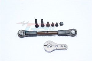 ALUMINIUM FRONT/REAR ADJUSTABLE DAMPER  (150MM) WITH 6MM STEEL SHAFTAXIAL YETI XL MONSTER - YTL16025-S