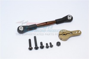 ALUMINIUM FRONT/REAR ADJUSTABLE DAMPER  (150MM) WITH 6MM STEEL SHAFTAXIAL YETI XL MONSTER - YTL16025-TIT