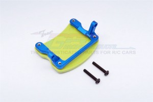 GPM YTL168R ALUMINIUM PLASTIC REAR AXLE PROTECTOR  MOUNT (MIDDLE) 1/8 AXIAL YETI XL MONSTER - Blue - YTL168R-B
