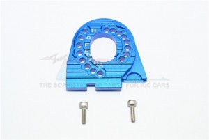 GPM TRX4018 ALUMINUM MOTOR MOUNT PLATE WITH HEAT SINK FINS 1/10 TRX4 DEFENDER TRAIL CRAWLER - Blue - TRX4018-B