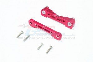 GPM MAK008 ALUMINUM FRONT LOWER SUSPENSION MOUNT ARRMA KRATON / INFRACTION / LIMITLESS / TYPHON 6S - Red - MAK008-R