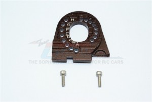 GPM TRX4018 ALUMINUM MOTOR MOUNT PLATE WITH HEAT SINK FINS 1/10 TRX4 DEFENDER TRAIL CRAWLER - Brown - TRX4018-BR