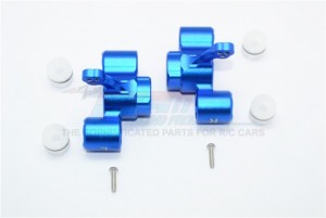 GPM MAK021 ALUMINUM FRONT KNUCKLE ARMS ARRMA 1/8 KRATON / OUTCAST / NOTORIOUS 6S BLX - Blue - MAK021-B