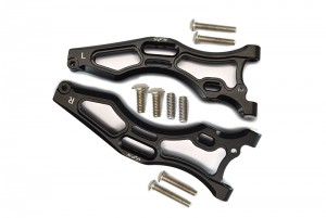 GPM MAK055 ALUMINUM FRONT LOWER ARMS  ARRMA 1/8 KRATON / OUTCAST / NOTORIOUS 6S BLX - Black - MAK055-BK