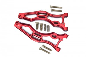 GPM MAK055 ALUMINUM FRONT LOWER ARMS  ARRMA 1/8 KRATON / OUTCAST / NOTORIOUS 6S BLX - Red - MAK055-R