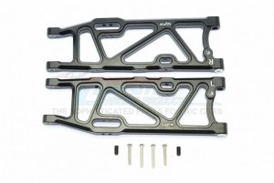 GPM MAK056 ALUMINUM REAR LOWER ARMS ARRMA 1/8 KRATON / OUTCAST / NOTORIOUS / 6S - MAK056-BK