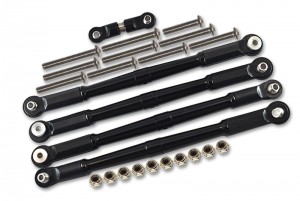GPM MAK160 ALUMINUM TURNBUCKLES  ARRMA 1/8 KRATON / OUTCAST 6S - Black - MAK160-BK-BEBK