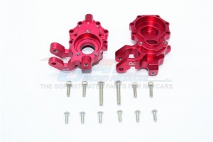 GPM TRX4021B ALUMINUM FRONT KNUCKLE ARMS 1/10 TRX4 DEFENDER TRAIL CRAWLER - Red - TRX4021B-R