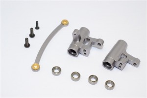 ALLOY STEERING ASSEMBLY WITH BEARINGS TEAM LOSI MINI EIGHT BUGGY - M8048-GS