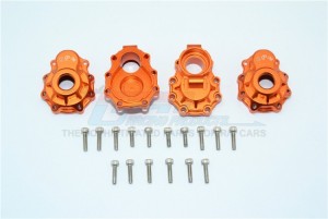 ALUMINUM REAR KNUCKLE ARMS 1/10 TRX4 DEFENDER TRAIL CRAWLER - Orange - TRX4022-OR