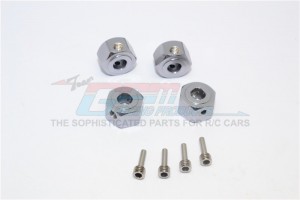 ALUMINIUM HEX ADAPTER(12MMX8MM) VATERRA K5 BLAZER ASCENDER - Gun silver - K5010-GS