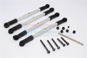 ALUMINIUM FRONT ANTI-THREAD TIE ROD 110MM FOR 308MM WHEELBASE VATERRA K5 BLAZER ASCENDER - K5160/308F-S-BEBK