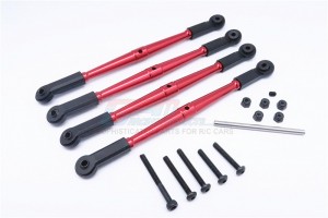 ALUMINIUM REAR ANTI-THREAD TIE ROD 121MM FOR 308MM WHEELBASE VATERRA K5 BLAZER ASCENDER - K5160/308R-R-BEBK