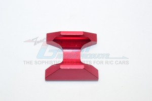 GPM KM001 ALUMINIUM FRONT WHEEL HOLDER 1/8 RC KYOSHO MOTORCYCLE - Red - KM001-R