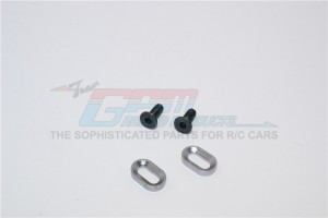 GPM KM010 ALLOY OVAL WASHER FOR GEAR BOX   KYOSHO MOTORCYCLE - Gun silver - KM010-GS