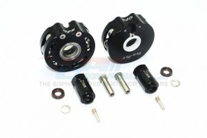 GPM TRX4023D ALUMINUM PENDULUM WHEEL KNUCKLE AXLE WEIGHT + 21MM HEX ADAPTER 1/10 TRX4 DEFENDER TRAIL CRAWLER - Black - TRX4023D-BK