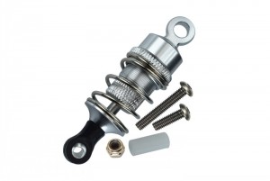 GPM KM050 ALUMINIUM DRIVE SHOCK 52mm 1/8 RC KYOSHO MOTORCYCLE BIKE - Silver - KM050-S-S-BEBK