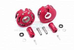 GPM TRX4023D ALUMINUM PENDULUM WHEEL KNUCKLE AXLE WEIGHT + 21MM HEX ADAPTER 1/10 TRX4 DEFENDER TRAIL CRAWLER - Red - TRX4023D-R