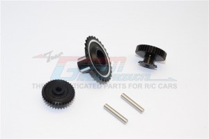 ALUMINIUM WHEEL GEAR ASSEMBLY (52T+53T+55T) KYOSHO MOTORCYCLE - KM1000-BK