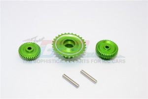 ALUMINIUM WHEEL GEAR ASSEMBLY (52T+53T+55T) KYOSHO MOTORCYCLE - KM1000-G