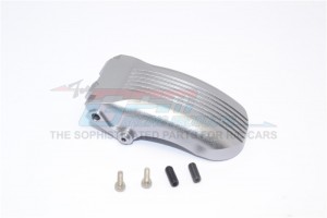 GPM KM288 ALUMINIUM REAR WHEEL FENDER KYOSHO MOTORCYCLE - Gun silver - KM288-GS