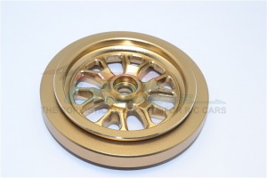 GPM KM628/6F ALUMINIUM FRONT WHEEL (6 SPOKE) KYOSHO MOTORCYCLE - KM628/6F-TIT