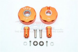 ALUMINUM PENDULUM WHEEL KNUCKLE AXLE WEIGHT + 21MM HEX ADAPTER 1/10 TRX4 DEFENDER TRAIL CRAWLER - Orange - TRX4023E-OR