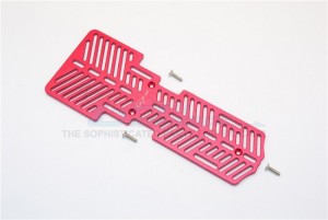 GPM KXS0126 ALUMINIUM BATTERY&ELECTRONIC COMPONENTS HOLDER (3MM THICK) THUNDER TIGER KAISER XS - KXS0126-R