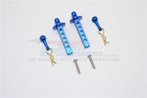 GPM KXS029F ALUMINIUM FRONT BODY POST MOUNT THUNDER TIGER KAISER XS - KXS029F-B