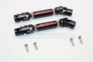 STEEL+ALUMINIUM FRONT & REAR MAIN DRIVE SHAFT (68MM-78MM) THUNDER TIGER KAISER XS - KXS237SA-BR