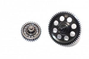 GPM SKXS56T1233T STEEL #45 SPUR GEAR 56T & DOUBLE SPEED REDUCTION GEARS TIGER KAISER XS - SKXS56T1233T-BK