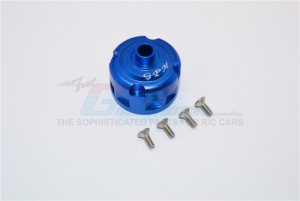 ALUMINUM FRONT/REAR DIFF CASE THUNDER TIGER TRUCK MT4-G5 6406F - KG011-BK