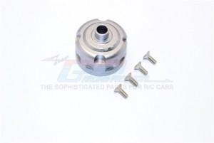 ALUMINUM FRONT/REAR DIFF CASE THUNDER TIGER TRUCK MT4-G5 6406F - KG011-GS