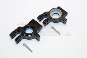 ALUMINUM REAR KNUCKLE ARMS THUNDER TIGER TRUCK MT4-G5 6406F - KG022-BK