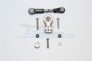 ALUMINIUM HI-TORQUE SERVO SAVER 25T WITH SPRING STEEL TIE ROD THUNDER TIGER TRUCK MT4-G5 6406F - KG025TM-GS