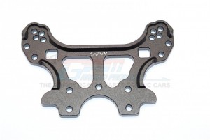 ALUMINUM FRONT ADJUSTABLE DAMPER TOWER- THUNDER TIGER TRUCK MT4-G5 6406F - KG028-BK