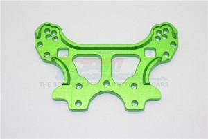 ALUMINUM FRONT ADJUSTABLE DAMPER TOWER- THUNDER TIGER TRUCK MT4-G5 6406F - Green - KG028-G