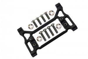 GPM TRX4024 ALUMINUM FRONT SERVO MOUNT 1/10 TRX4 DEFENDER TRAIL CRAWLER - Black - TRX4024-BK