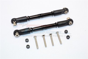 ALUMINUM FRONT TURNBUCKLES THUNDER TIGER TRUCK MT4-G5 6406F - Black - KG049-BK-BEBK