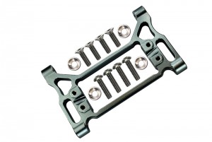 GPM TRX4024 ALUMINUM FRONT SERVO MOUNT 1/10 TRX4 DEFENDER TRAIL CRAWLER - Gun silver - TRX4024-GS