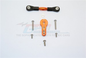 ALUMINIUM ADJUSTABLE SERVO ROD & 25T SERVO HORN THUNDER TIGER TRUCK MT4-G5 6406F - KG161025TA-OR